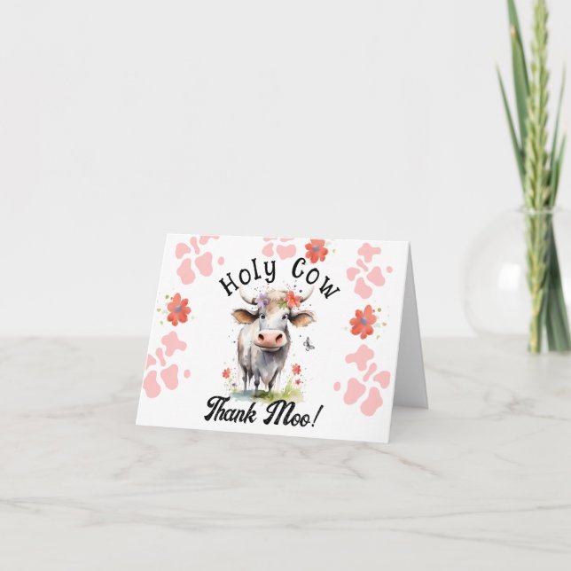 Holy Cow Thank You Birthday  (Front)