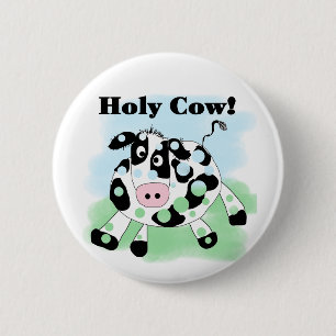 Holy Cow Tshirts and Gifts 2 Inch Round Button