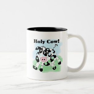 Holy Cow Tshirts and Gifts Two-Tone Coffee Mug