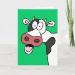Holy Cow You're 75! Funny 75th Birthday Card<br><div class="desc">Holy Cow, You're 75! Funny 75th Milestone Birthday Card. A great card featuring a cartoon cow for anyone celebrating their 75th birthday. Can you believe that you're seventy five already? This hilarious cow card is perfect for a farmer, cow lover, animal lover or anyone who has a sense of humour!...</div>
