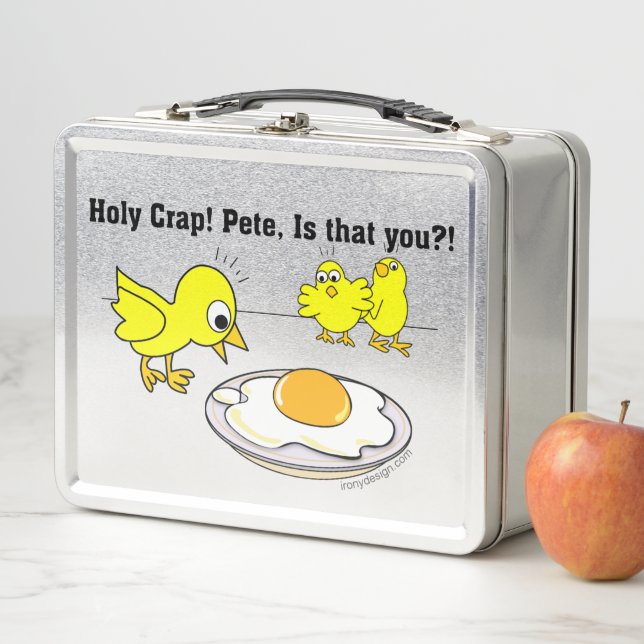 Holy Crap! Pete is That You? Metal Lunch Box (In Situ)