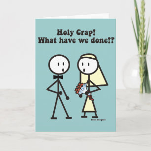 Holy Crap Wedding Cards