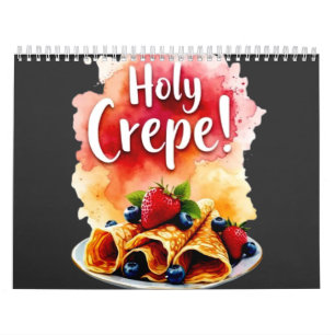 Holy Crepe! - Funny Berry Print Design for Berry  Calendar