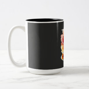 Holy Crepe! - Funny Berry Print Design for Berry  Two-Tone Coffee Mug