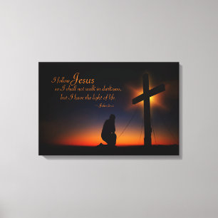 Holy Cross at Sunset (Personalize) Canvas Print