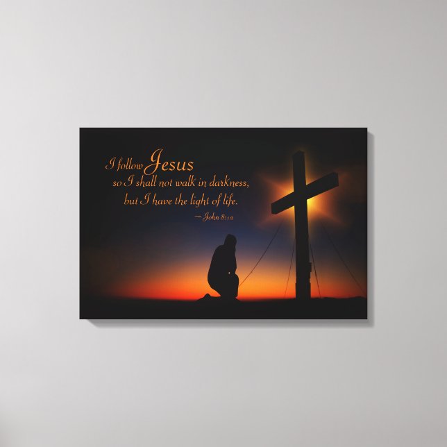 Holy Cross at Sunset (Personalize) Canvas Print (Front)