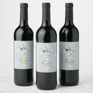Holy Cross Baptism   Wine Label