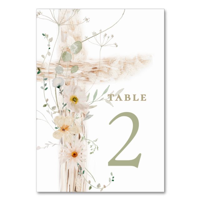 Holy Cross design | table number 2 (Front)