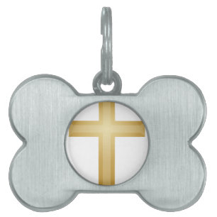 Holy Cross Pet Name Tag