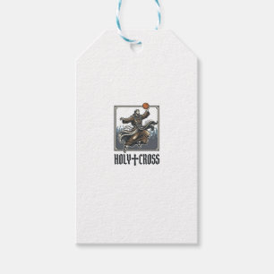 Holy Cross Vintage Basketball Religious Shirt Gift Tags