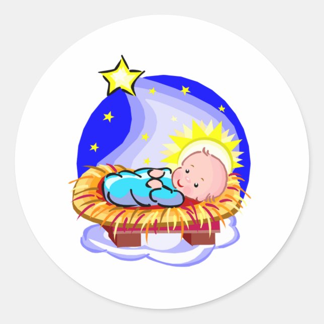 Holy Emmanuel Classic Round Sticker (Front)