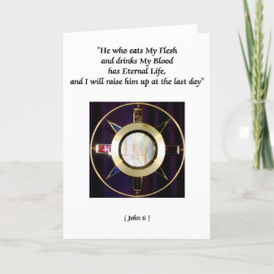 Holy Eucharist Holy Communion Card