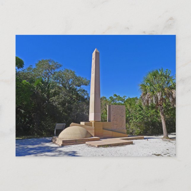 Holy Eucharist Monument De Soto National Memorial Postcard (Front)