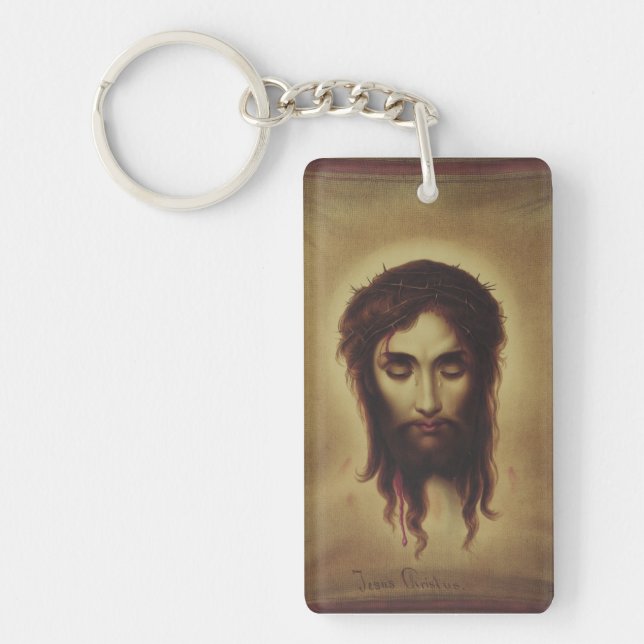 Holy Face of Jesus Christ Keychain (Front)