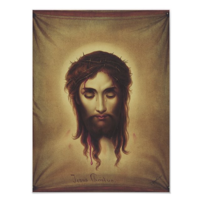 Holy Face of Jesus Christ Photo Print (Front)