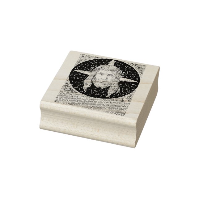 Holy Face of Jesus Christ Rubber Stamp (Stamp)