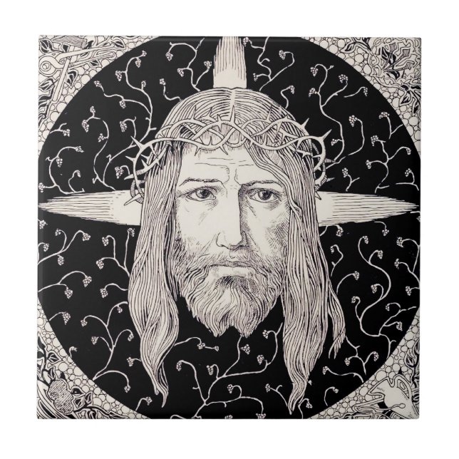 Holy Face of Jesus Christ Tile (Front)