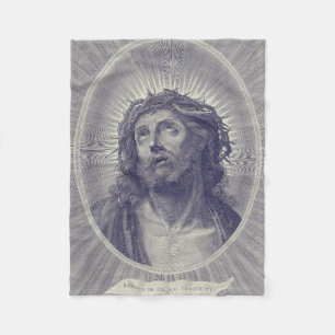 Holy Face of Jesus Fleece Blanket