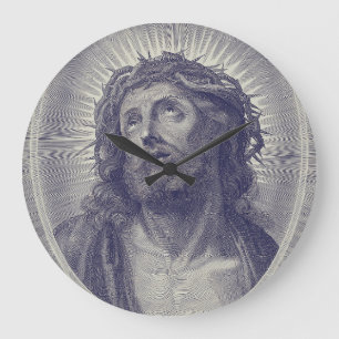 Holy Face of Jesus Large Clock