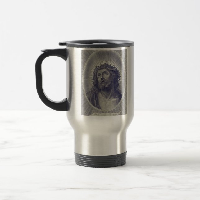 Holy Face of Jesus Travel Mug (Left)