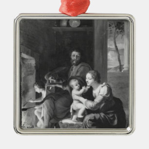 Holy Family, after 1650 Metal Ornament