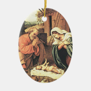 Holy Family Christmas Ornament