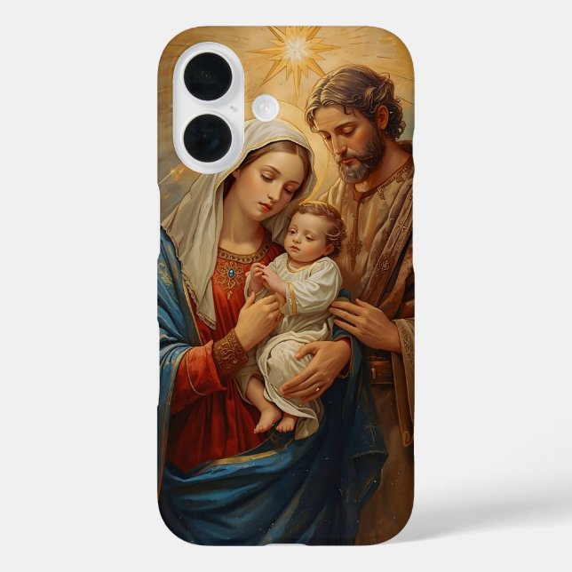 Holy Family Christmas Phone Case For Faithful Holi (Back)