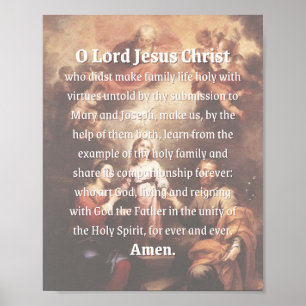 Holy Family (English) Print
