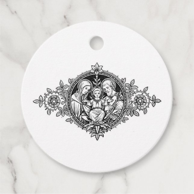 Holy Family Favour Tag (Front)