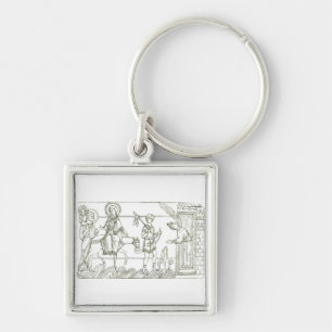 Holy Family Flights into Egypt  Keychain