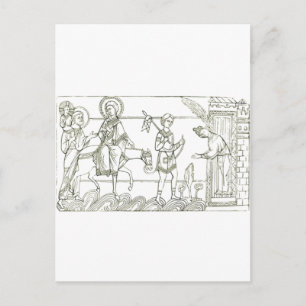 Holy Family Flights into Egypt  Postcard