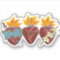 Holy Family Hearts - Vinyl Sticker