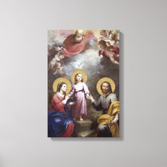 HOLY FAMILY JESUS MARY JOSEPH  CANVAS PRINT (Front)