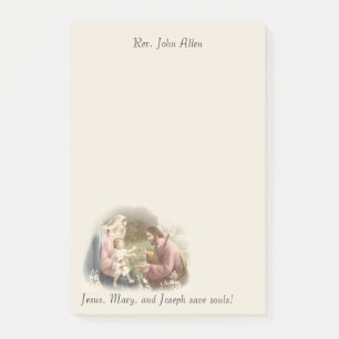 Holy Family Jesus Mary St. Joseph Customize Post-it Notes