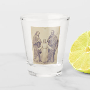 Holy Family Jesus, Virgin Mary and Saint Joseph Shot Glass