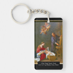 Holy Family Keychain