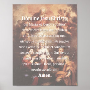 Holy Family (Latin) Print