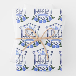 Holy Family Monogram Wrapping Paper 