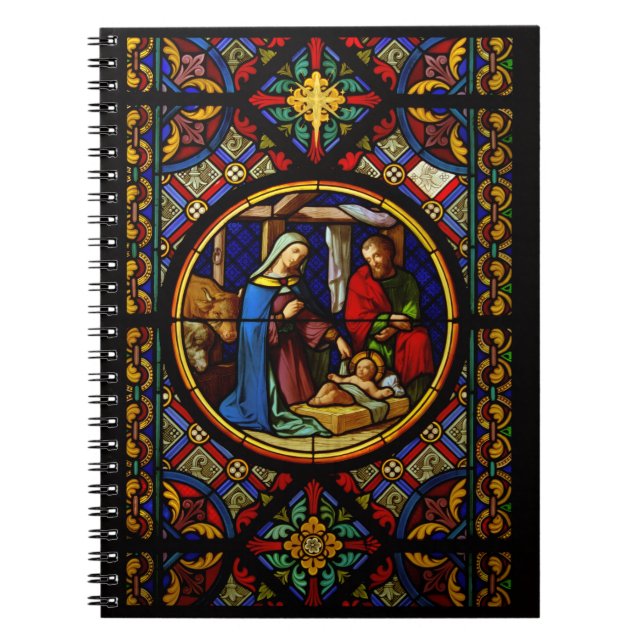 Holy Family "Stained Glass"  Notebook (Front)