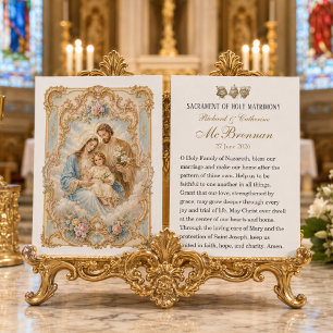 Holy Family Wedding Prayer Matrimony