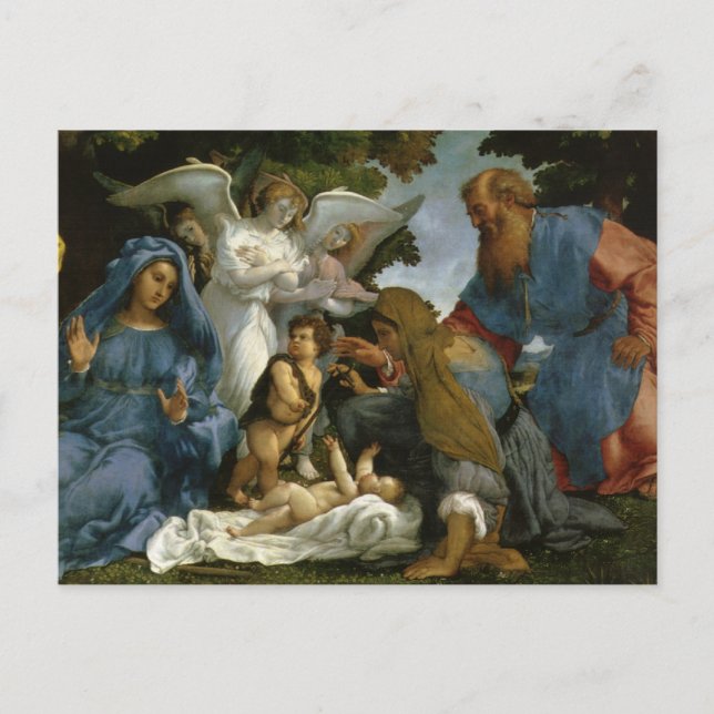 Holy Family with John the Baptist Postcard (Front)