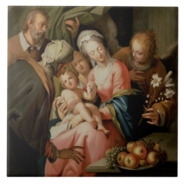 Holy Family with St. Anne Tile (Front)
