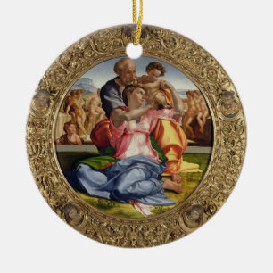 Holy Family with St. John (Doni Tondo), 1504-05 (o Ceramic Ornament