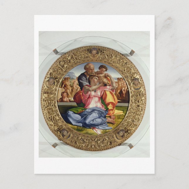 Holy Family with St. John (Doni Tondo), 1504-05 (o Postcard (Front)