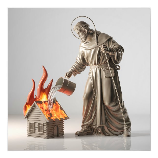 Holy Florian patron of fire Photo Print (Front)