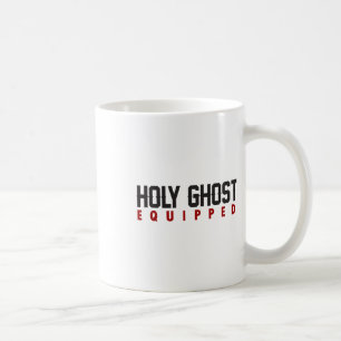 Holy Ghost Equipped Ghost Halloween Spooky Season Coffee Mug