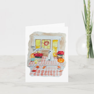 Holy Ghost Funny Halloween Card