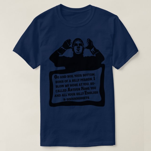 Holy Grail French Taunt T-Shirt (Design Front)