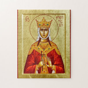 Holy Great-Martyr Queen Ketevan Orthodox Icon Jigsaw Puzzle