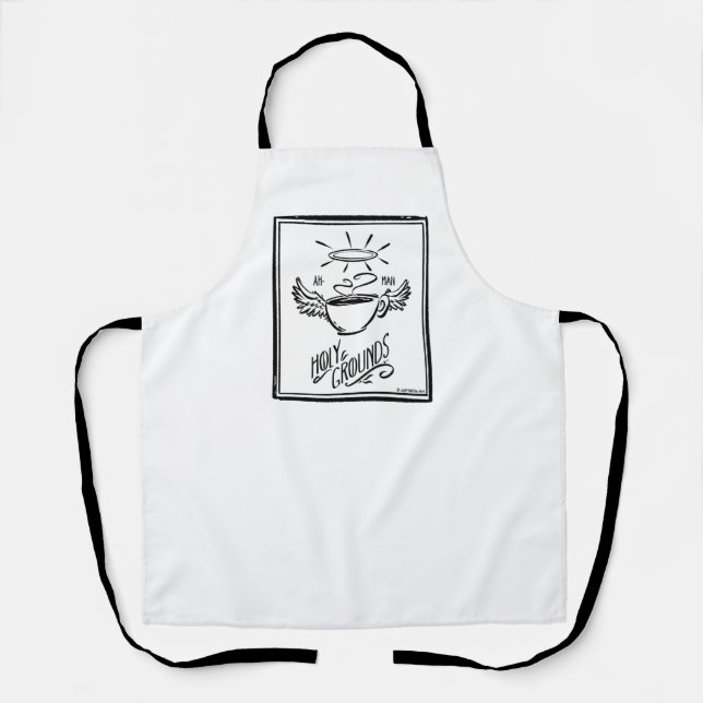 HOLY GROUNDS COFFEE APRON (Front)